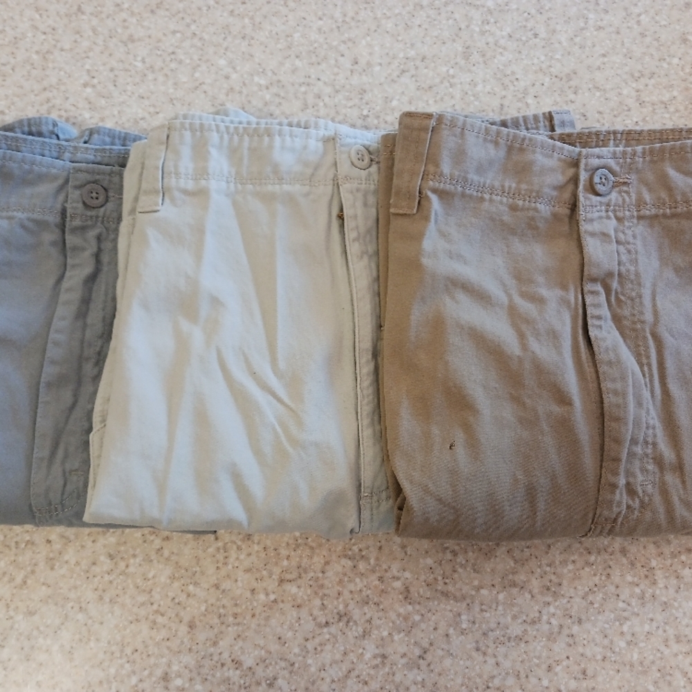 Wrangler Men's Cargo Shorts - Blue, Beige, Brown